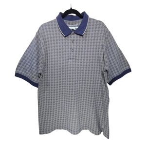 Golf Classics Men's SIZE XL Preppy Geometric Short-Sleeve Sporty Polo